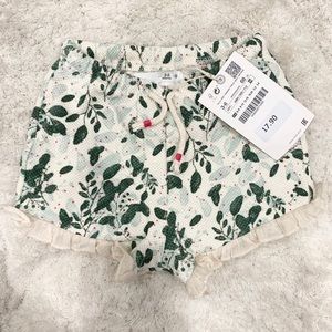 Zara baby girl shorts size 3-6 months